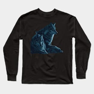 Protecting The Mexican Wolf Long Sleeve T-Shirt